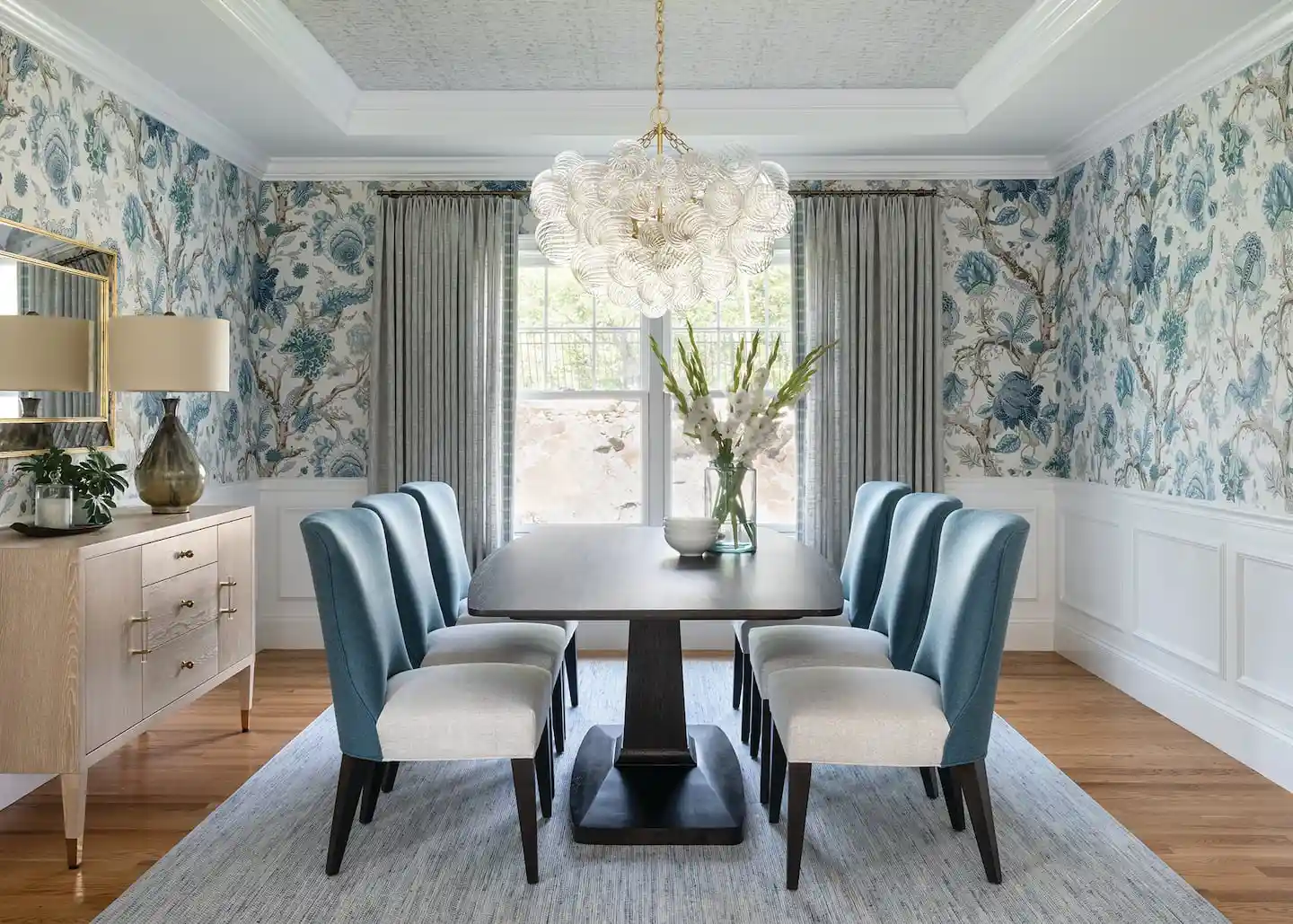 Hotel lobby wallpaper installation Houston