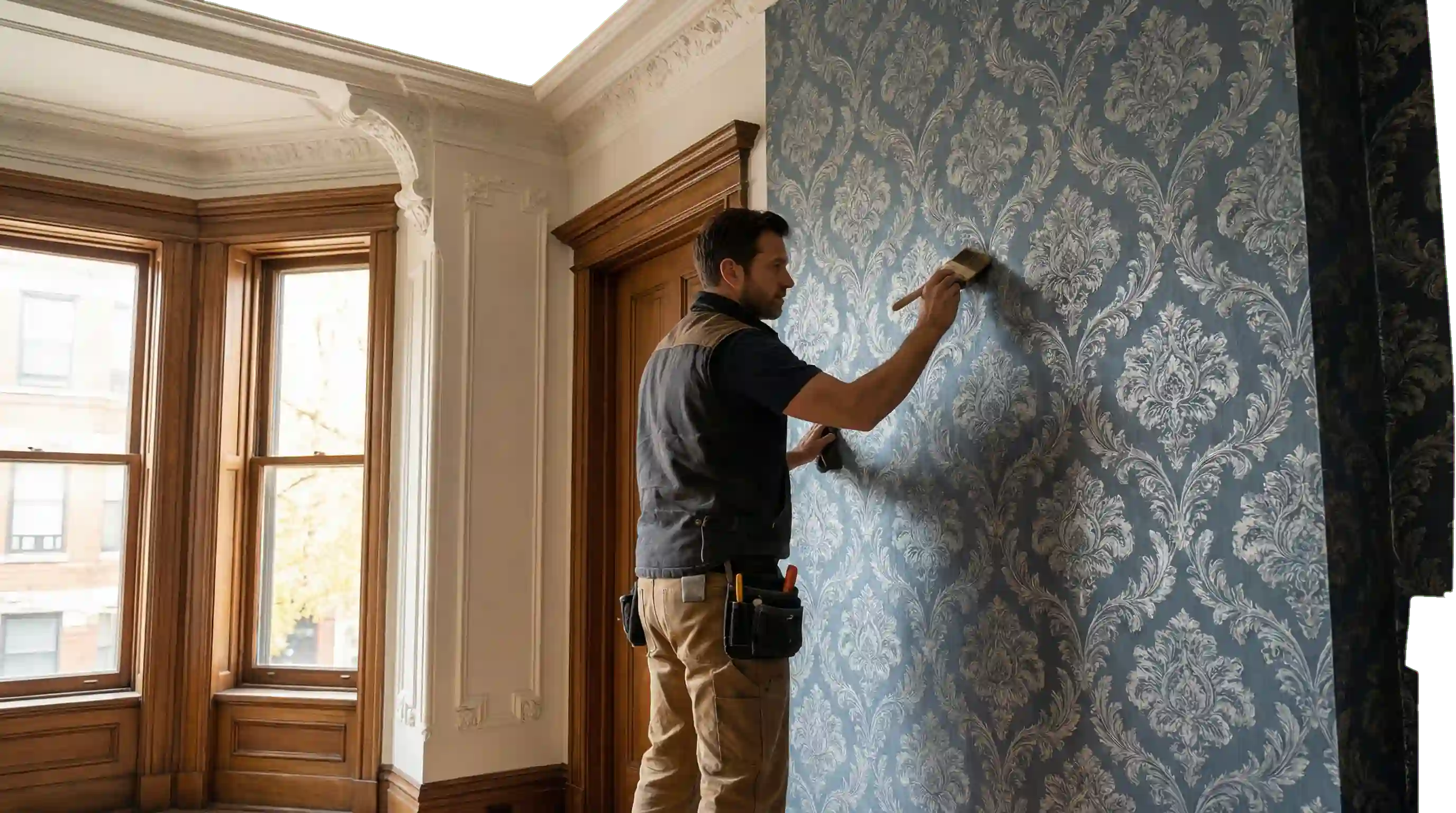 Residential Wallpaper Installation in Houston by Elegant Italian
